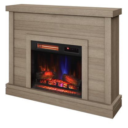 duraflame® Shiplap Wall Mantel Electric Fireplace