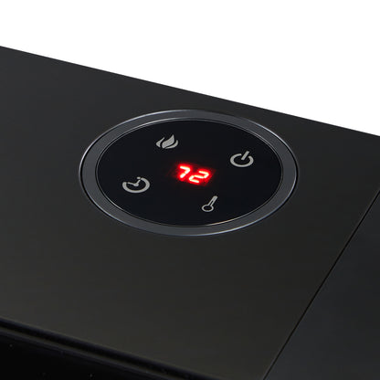 duraflame® Electric Fireplace Baseboard Heater, Black