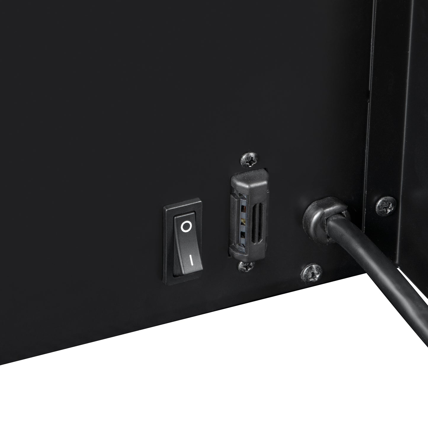 duraflame® Electric Fireplace Baseboard Heater, Black