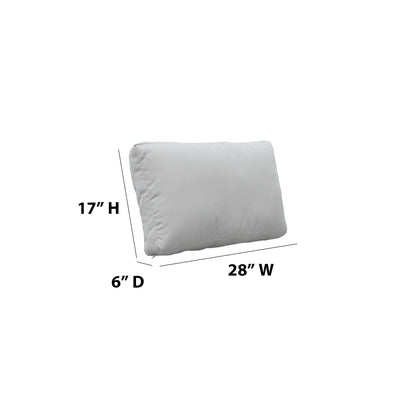 TK Classics Outdoor Cushions for Sectional Armless Chair, 6 Inch