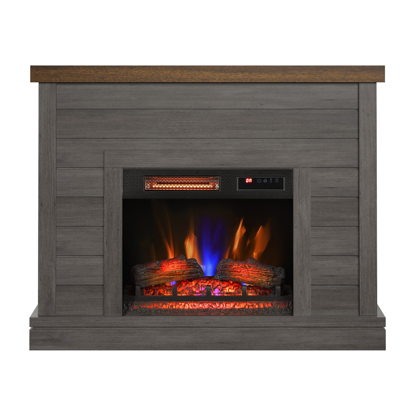duraflame® Shiplap Wall Mantel Electric Fireplace