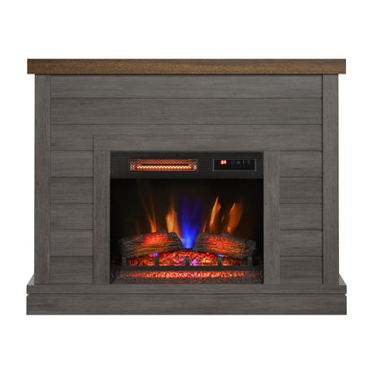 duraflame® Shiplap Wall Mantel Electric Fireplace