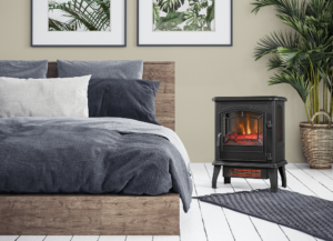 give your guest a cozy small space heater for extra comfort